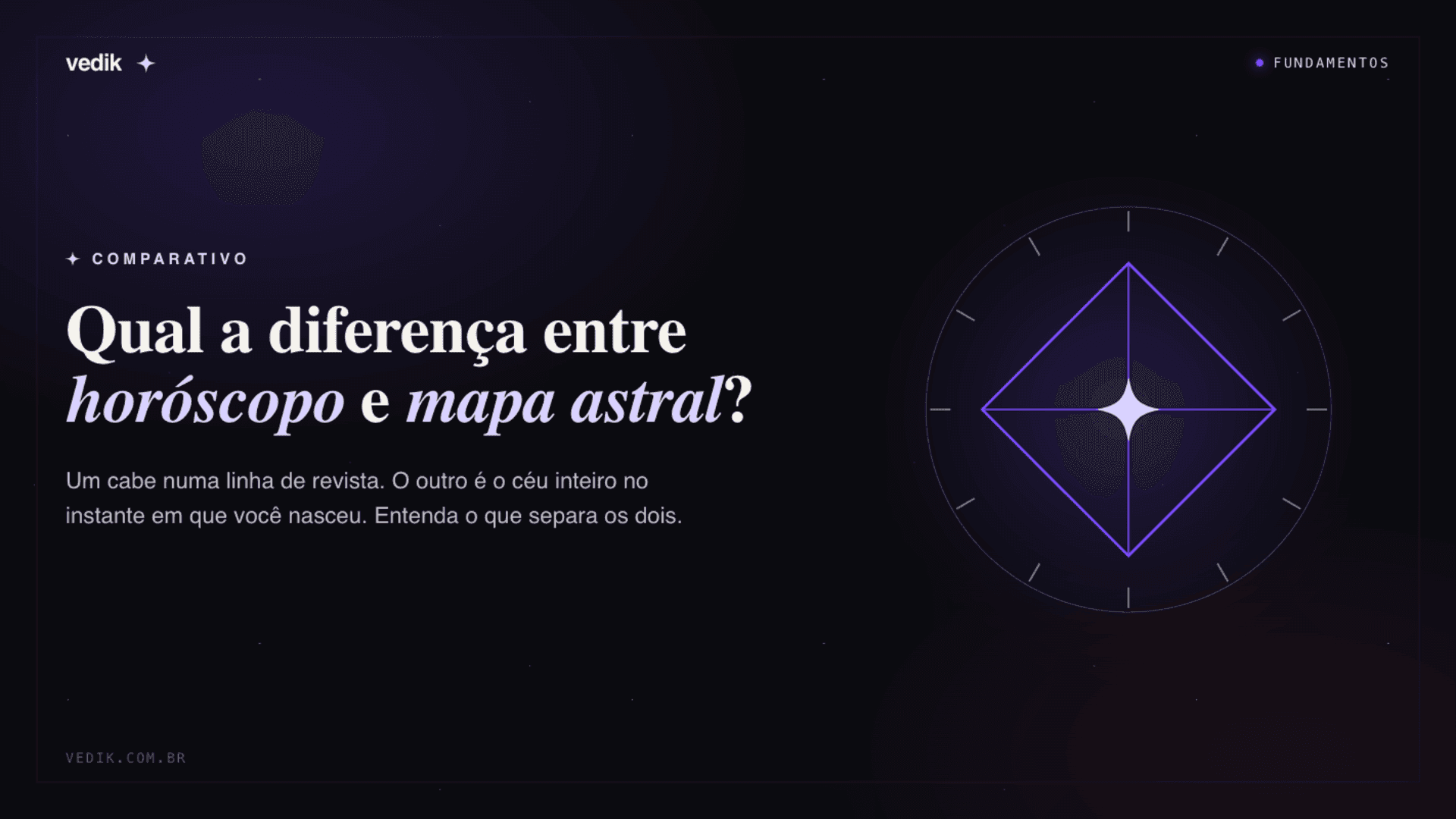 Qual a diferença entre horóscopo e mapa astral?