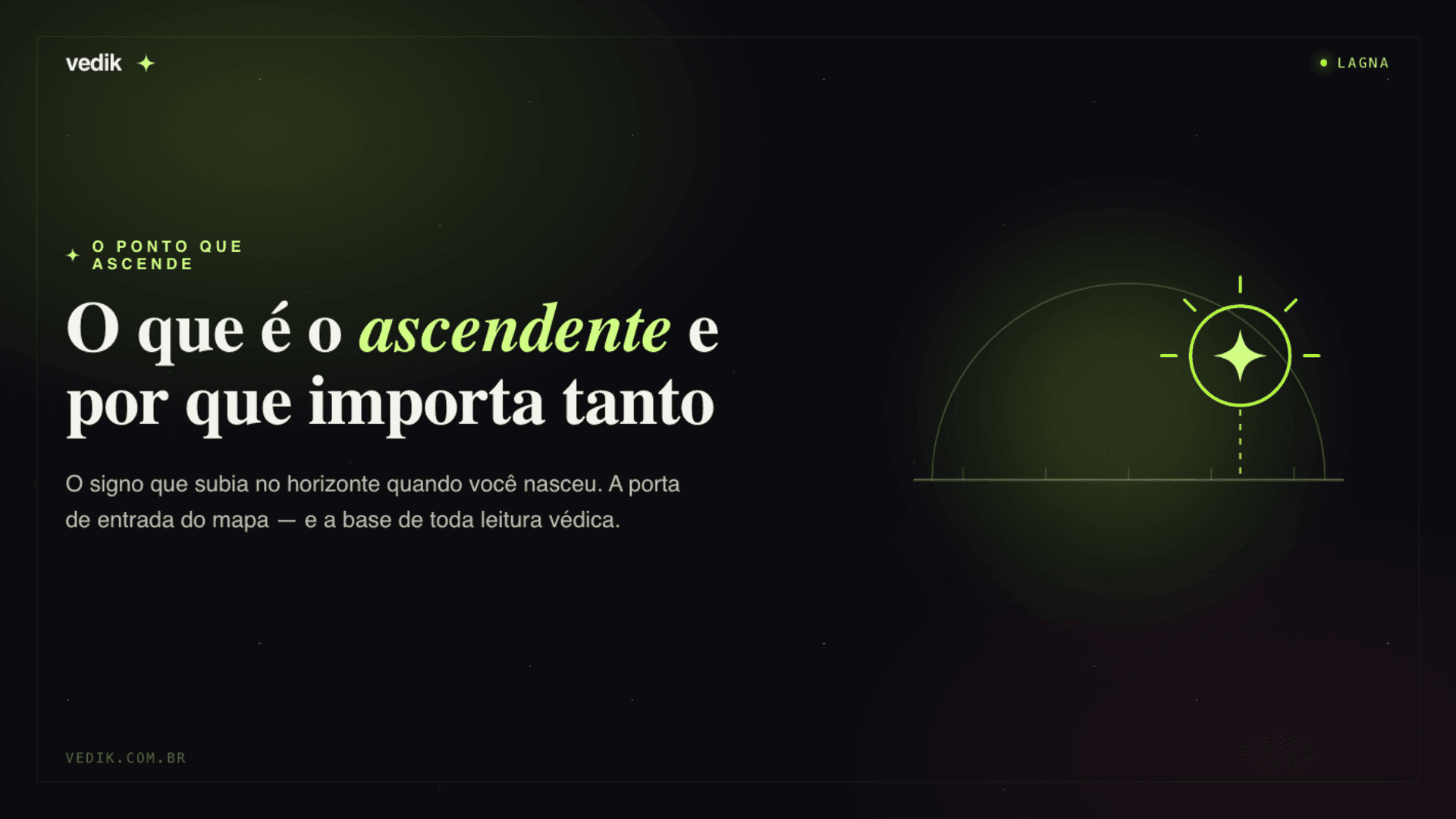 O que é o ascendente na astrologia védica e por que ele importa tanto?