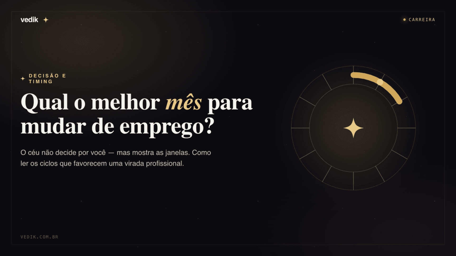 Qual o melhor mês para mudar de emprego?