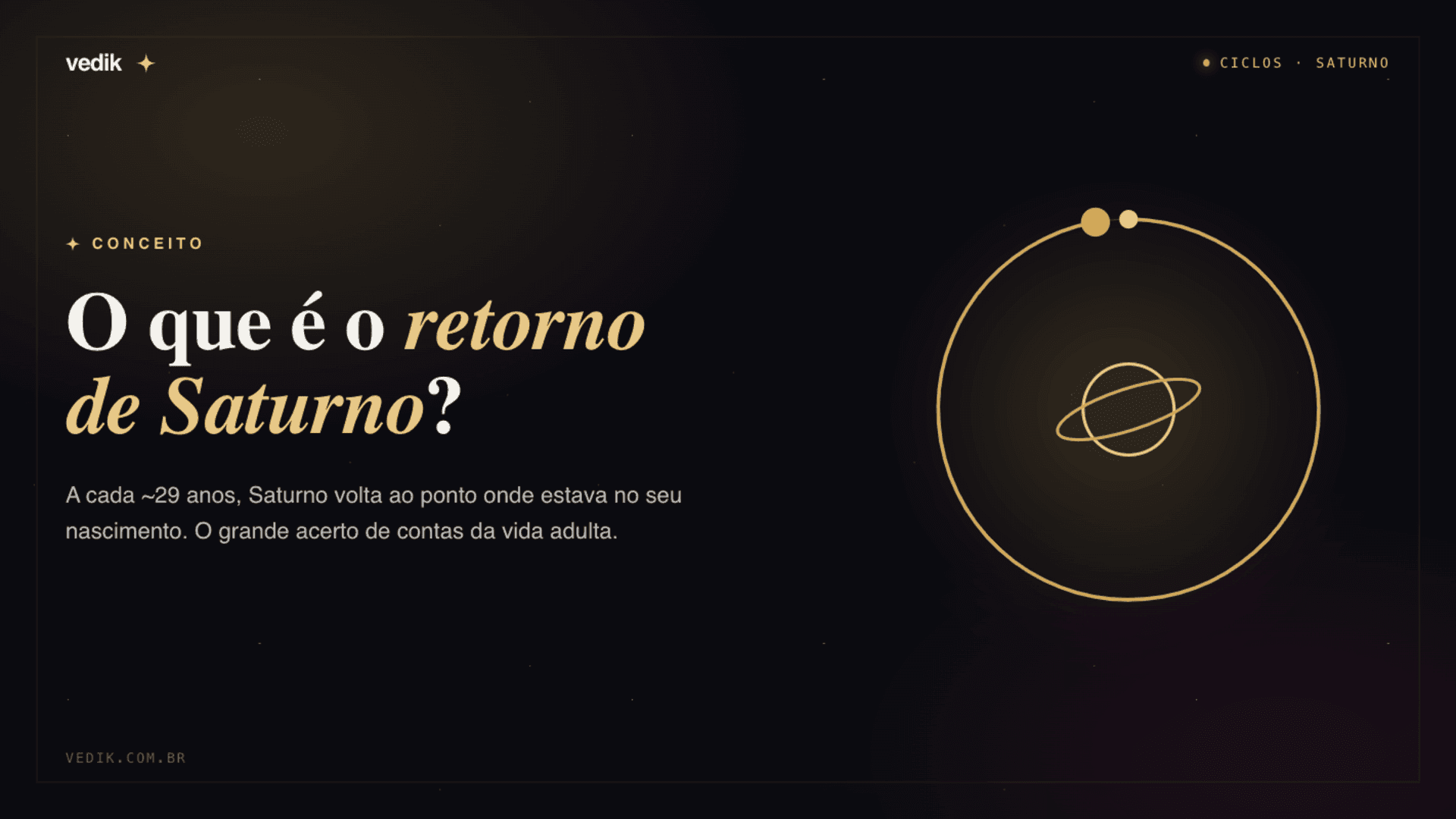 Retorno de Saturno: o que é, quando acontece e como esse ciclo transforma sua vida