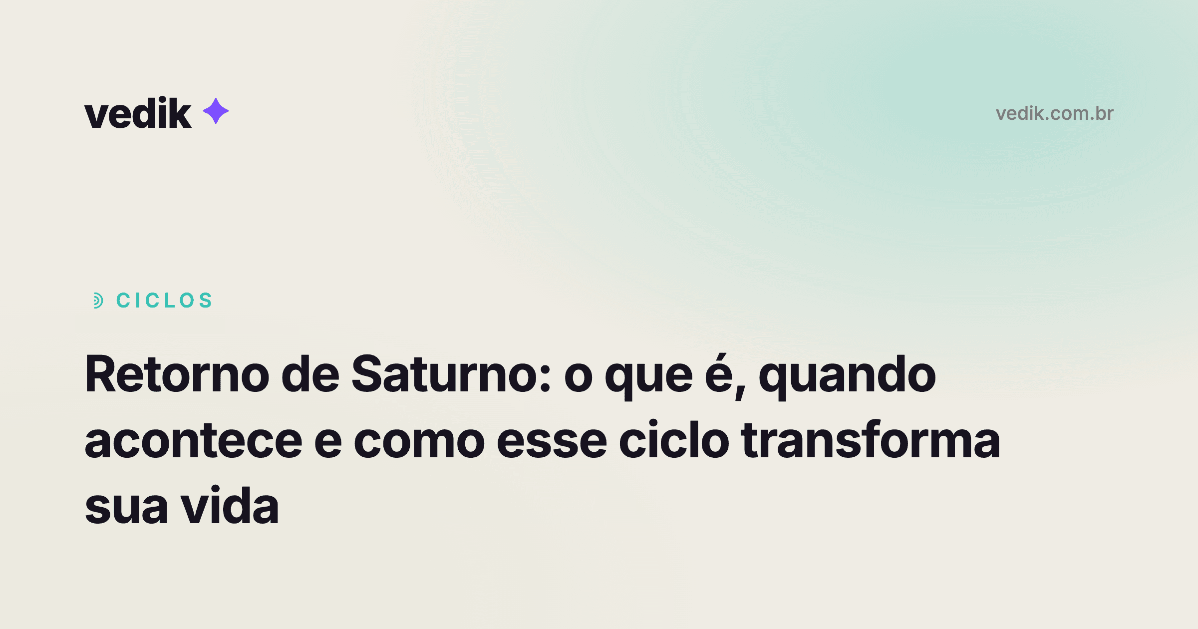 Retorno de Saturno: o que é, quando acontece e como esse ciclo transforma sua vida